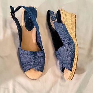 Easy Street Wedge Sandals